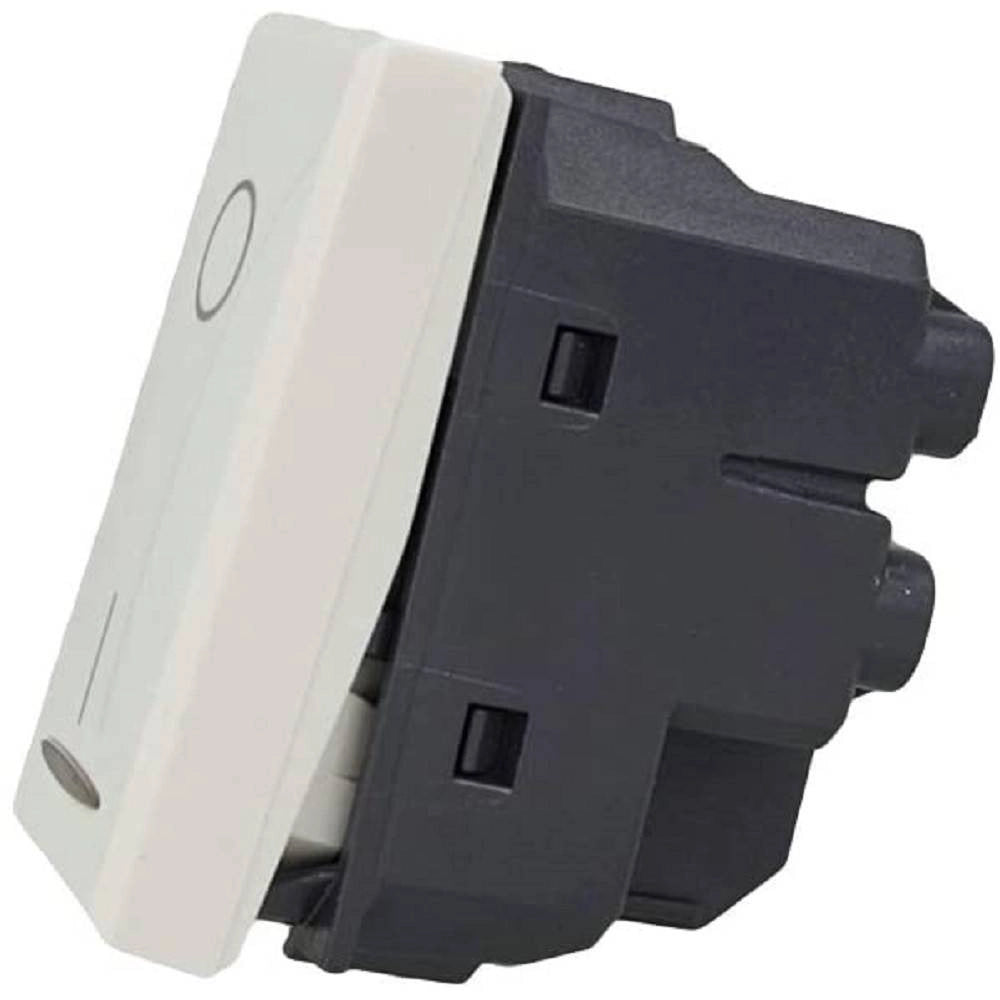 Trade Shop - Interruttore 2p 16a Bipolare 0-1 Bianco Compatibile Con Bticino Axolute -