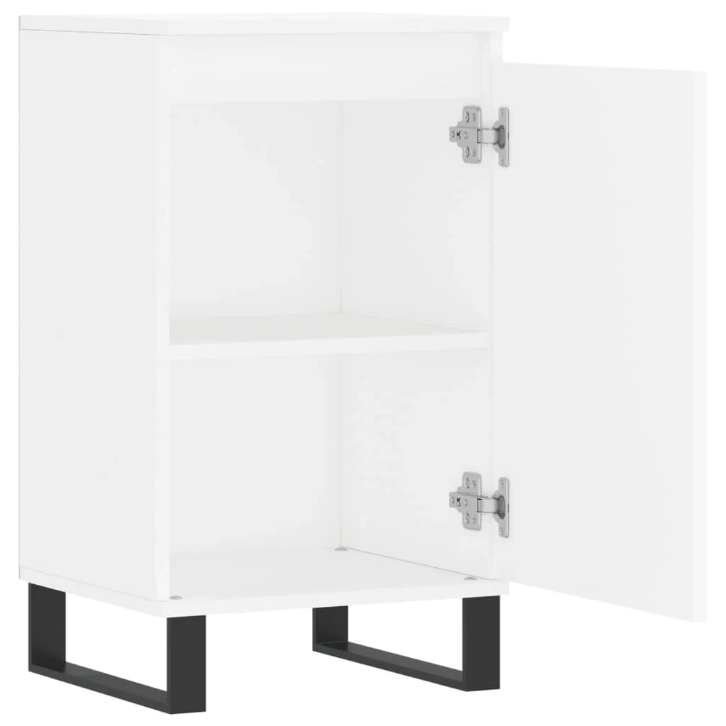 Buffet credenza cassettiera mobiletto mobile contenitore organizer per cucina soggiorno salotto 40 x 35 x 70 cm legno ingegnerizzato bianco 02_0030303
