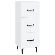 Credenza | Madia | Buffet da pranzo | Armadio da pranzo Bianca 34,5x34x90 cm in Legno Multistrato