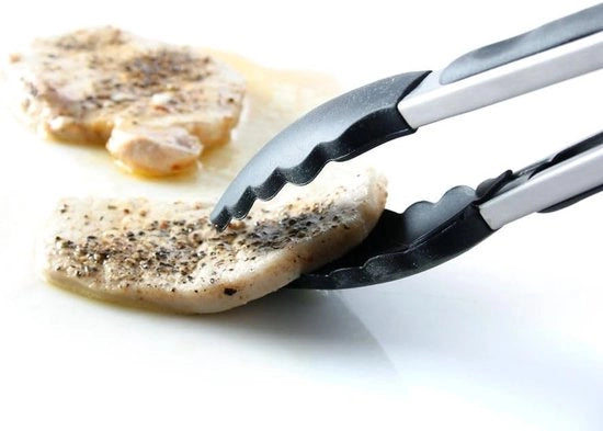 Tang da servizio con manico in silicone - resistente al lavastoviglie - 267mm