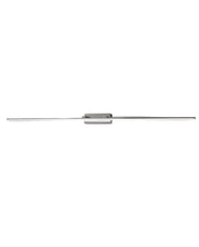 Nala Lampada da Parete LED Integrato 20W 2460lm IP44 3000K Warm White Struttura in Metallo e Metacrilato Colore Cromo Design Moderno 109.5cm