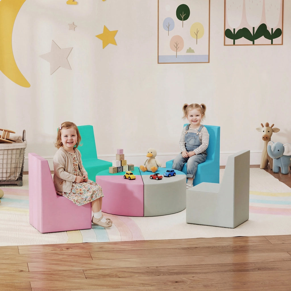 Set sedie e tavolo per bambini ¨C zephmum ¨C multicolore
