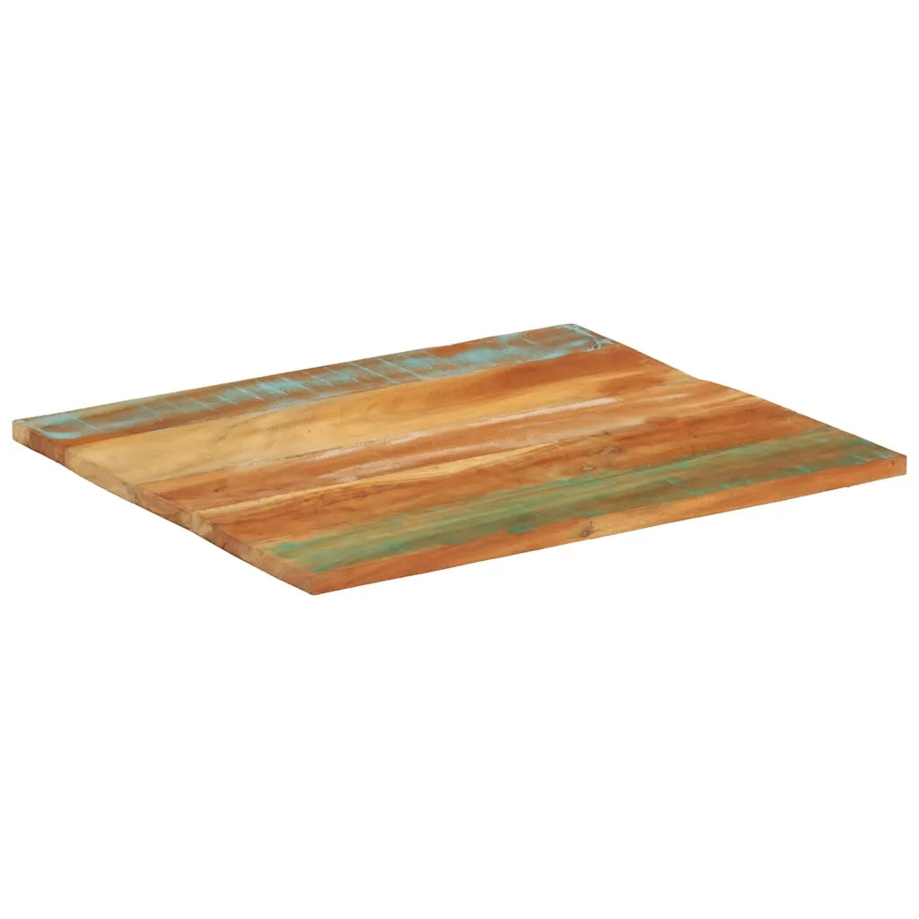 Piano Tavolo Rettangolare 70x80 cm 25-27 mm Legno di Recupero cod mxl 76754