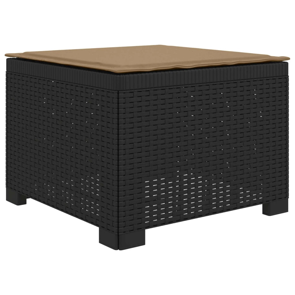 Divano da giardino 3 posti con cuscini in look rattan PP 8011890