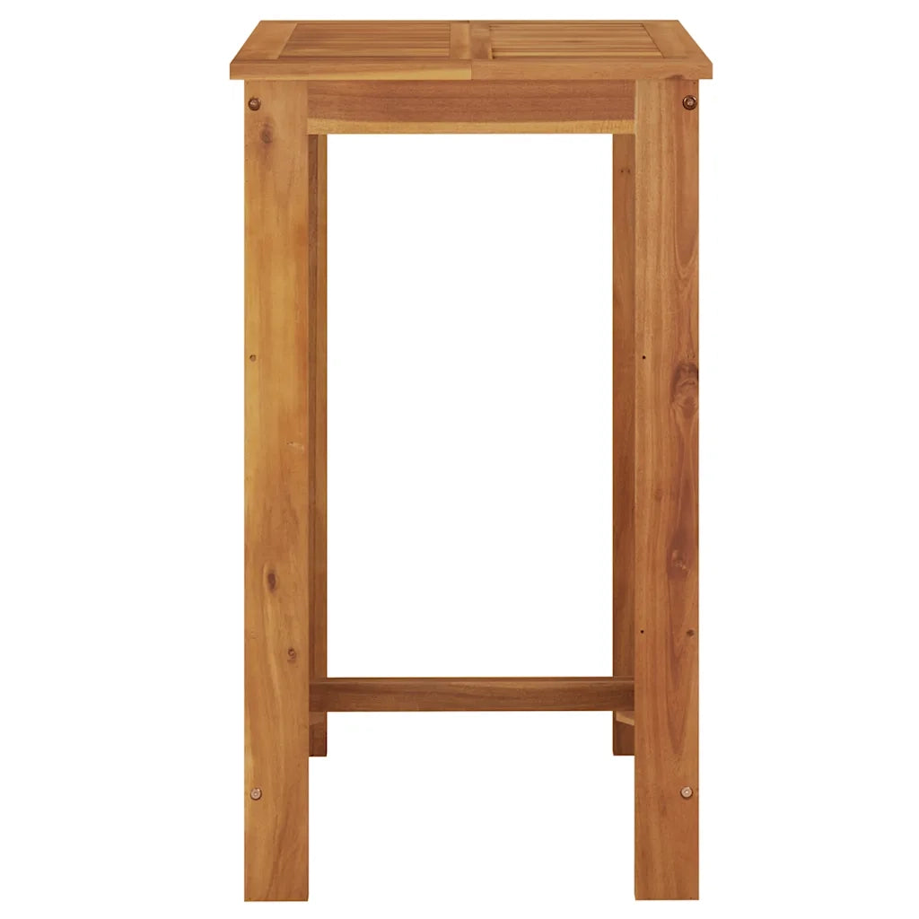 Tavolo da Bar da Giardino | Tavolino da esterno 60x60x105 cm Legno Massello di Acacia
