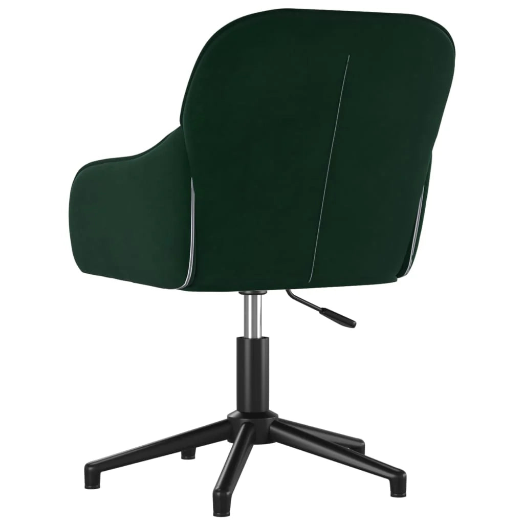 Sedia girevole da ufficio/sedia da studio/sedia da computer/sedia da studio velluto verde scuro 02_0024188