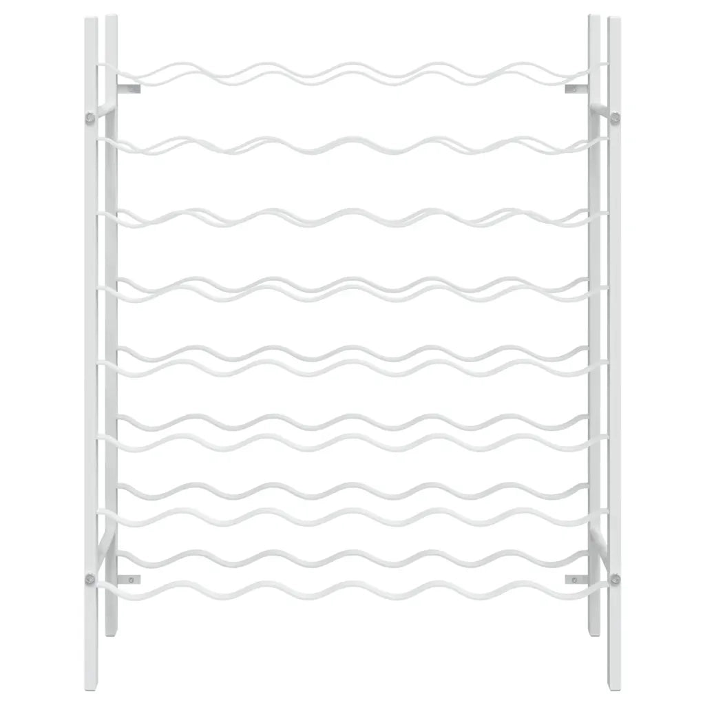 Portabottiglie per 48 Bottiglie Bianco in Metallo CFW3354720
