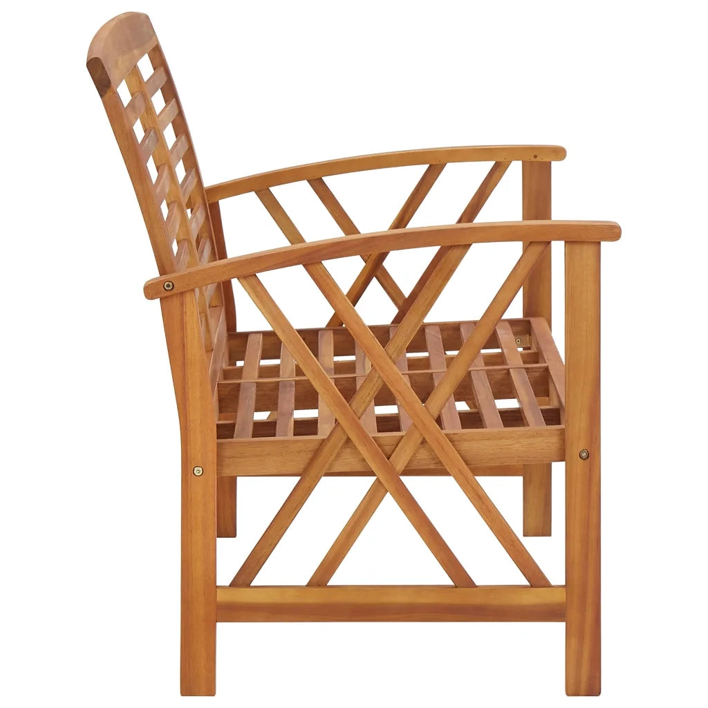 Set Divani da Giardino 3 pz in Legno Massello di Acacia 3057984