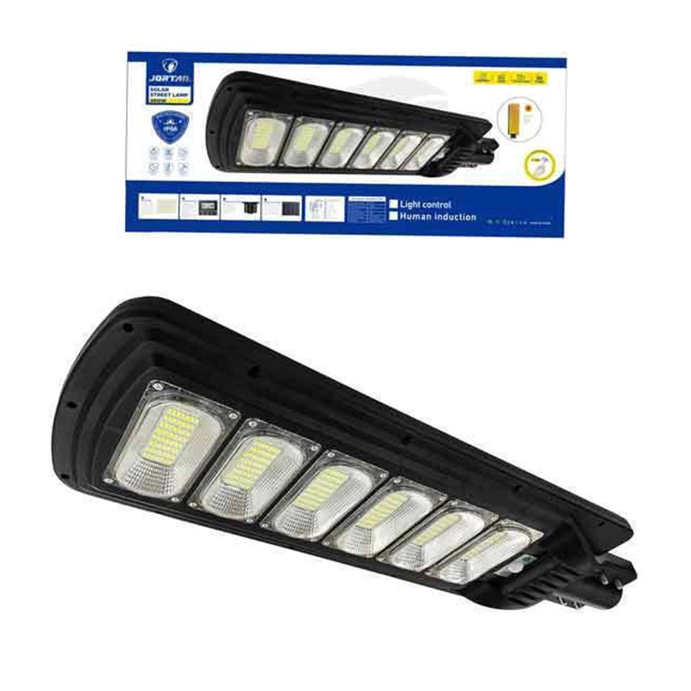 Trade Shop - Lampada Solare Stradale A Led Da 300w Con Sensore Di Movimento Telecomando Ip66 Cortili -