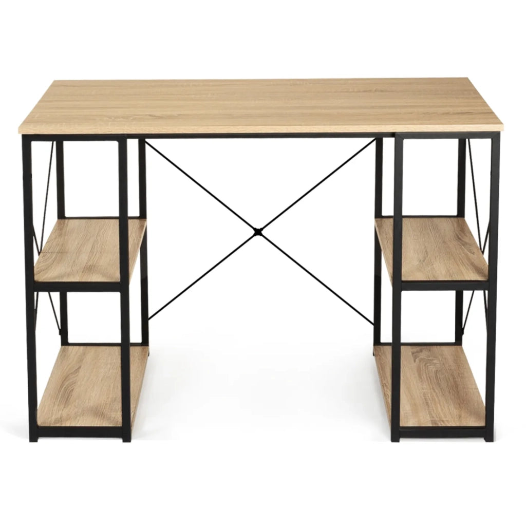 IDMarket - Scrivania doppia DETROIT di design industriale