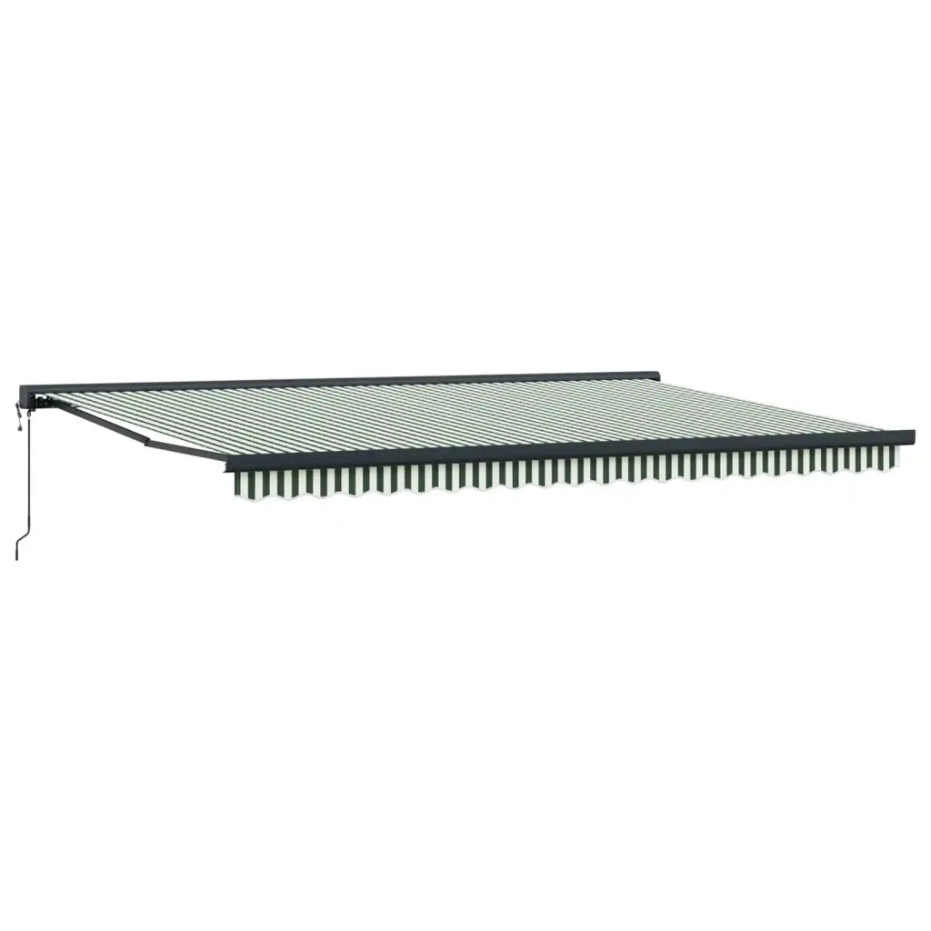 Tenda da Sole Verde e Bianco 500 x 300 x 165 cm 3331474