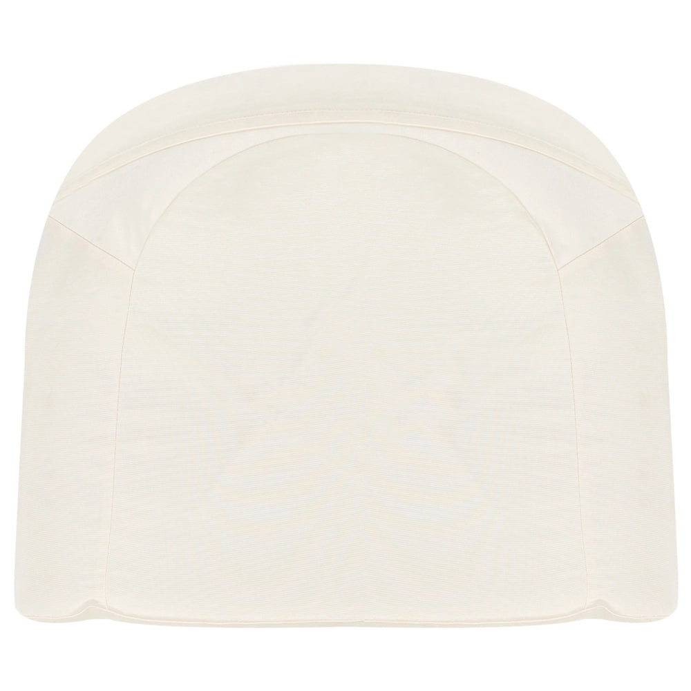 Poltrona da Giardino Boho in Rattan Naturale con Cuscini a Forma di Uovo Beige