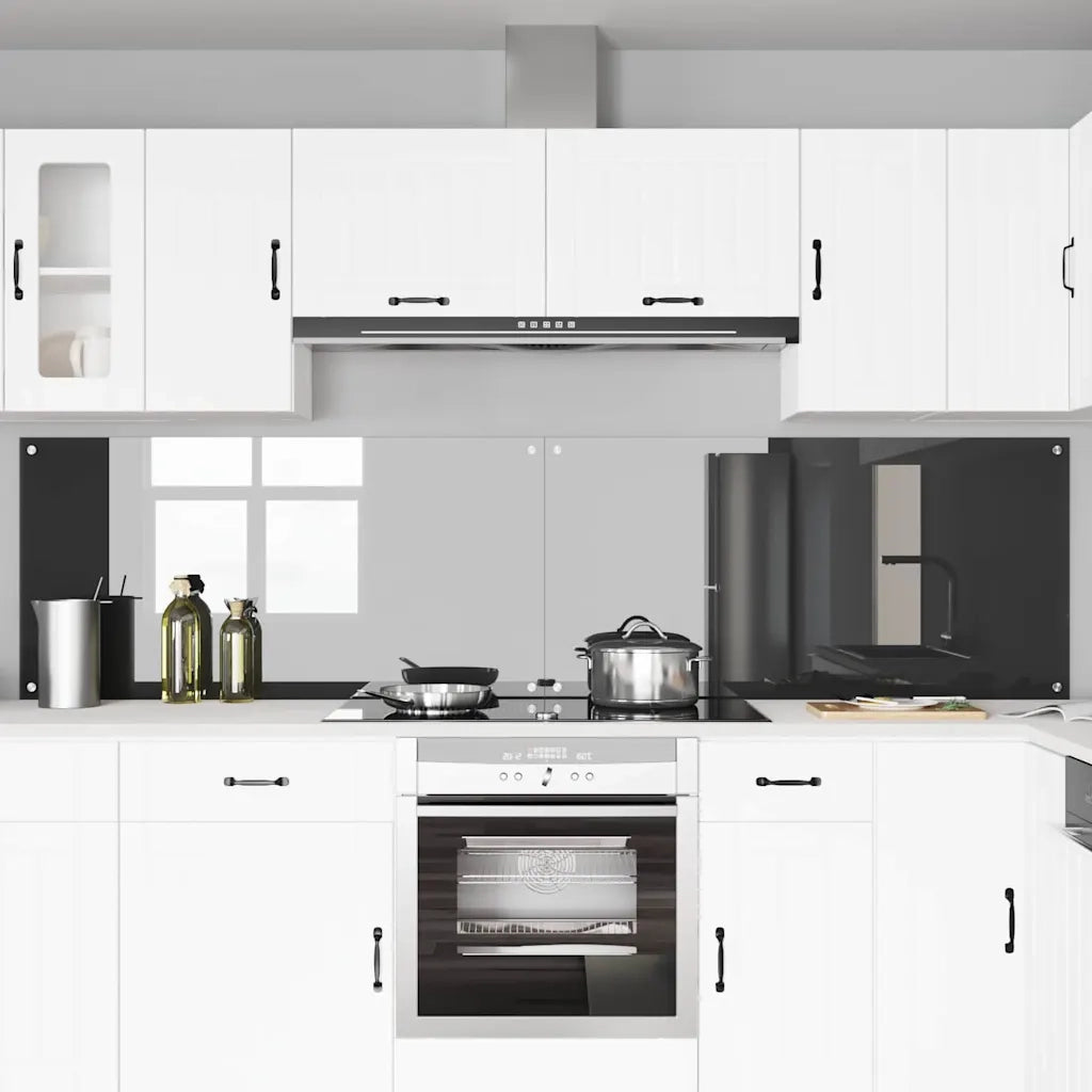 Schienale da cucina 2 pcs Grigio scuro 120 x 60 cm 3415511