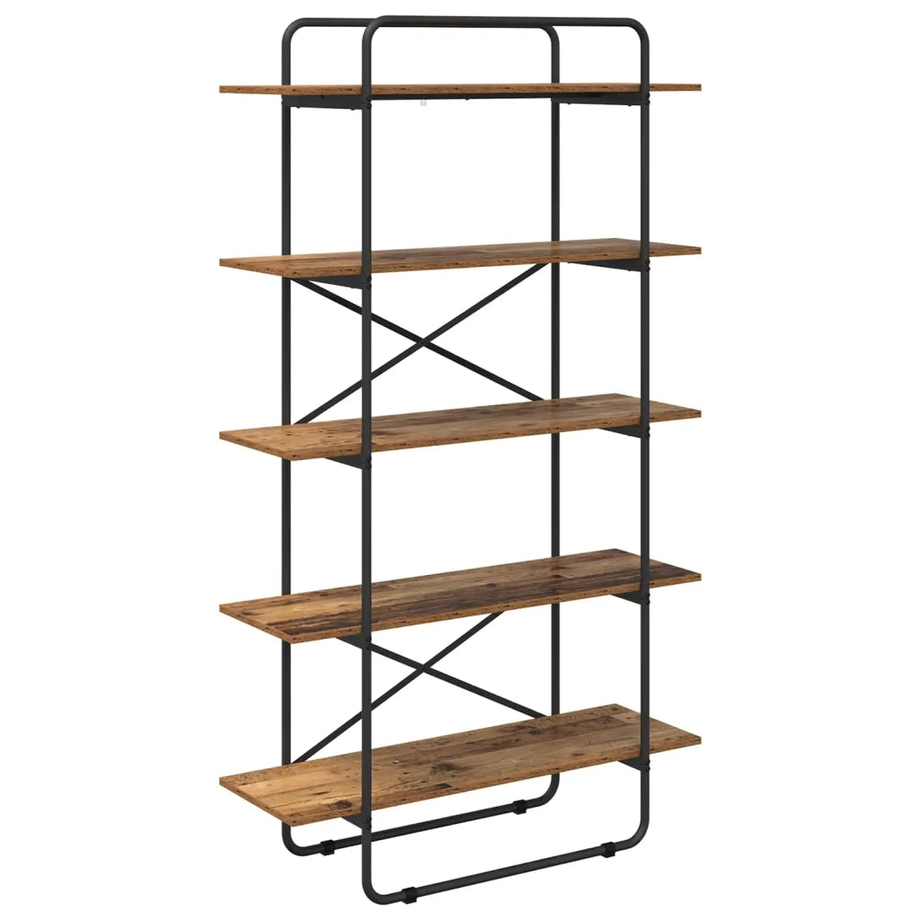 Libreria 5 livelli 100 x 35 x 175,5 cm PB Legno di quercia 8007784