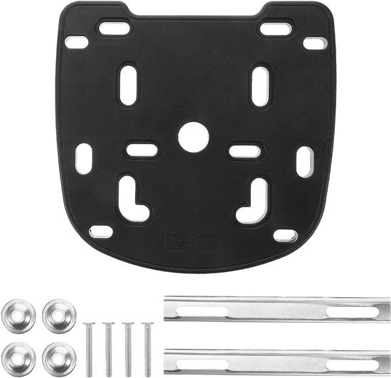Set di traino bagagli con supporto per zaino magnetico - Nero - Per topcase - Base di sostegno - Accessori di viaggio ideali