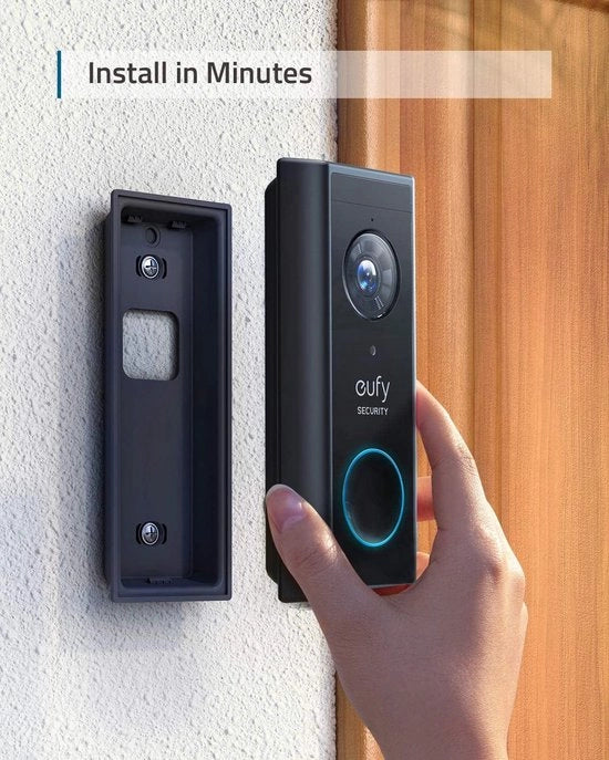 Deurbellino di sicurezza addizionale con batteria 2K HD riconoscimento facciale audio HomeBase 2