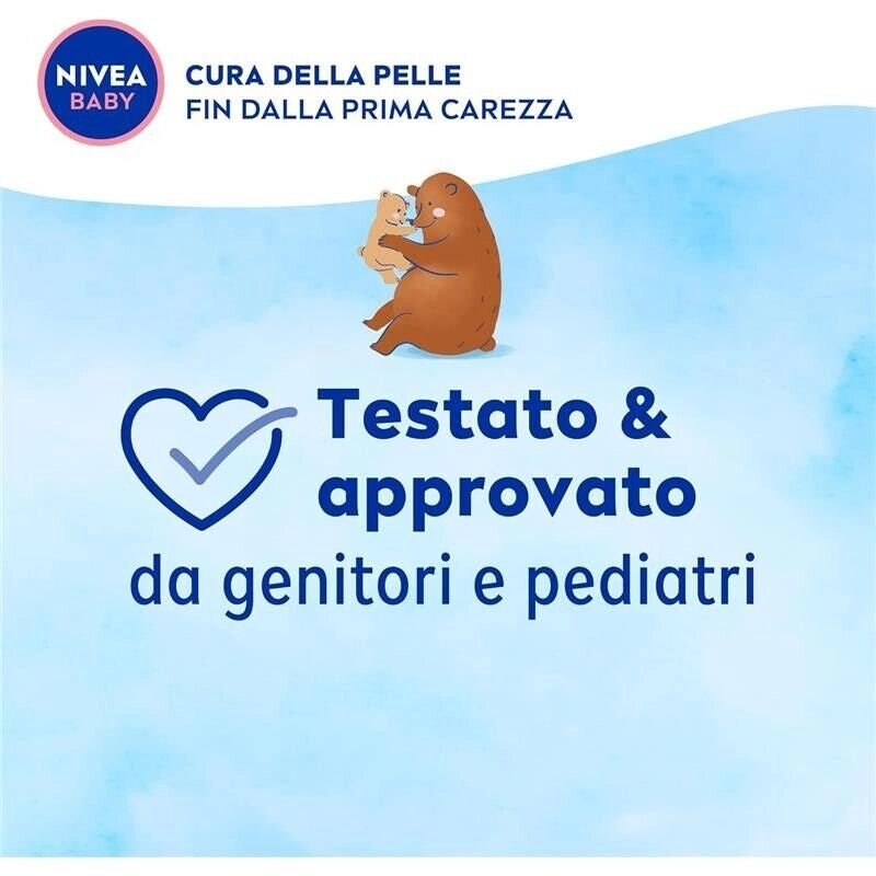 NIVEA BABY VISO & CORPO CREMA SOFFICE 200 ML IDRATANTE E NUTRIENTE CON LATTE DI MANDORLA E VITAMINE