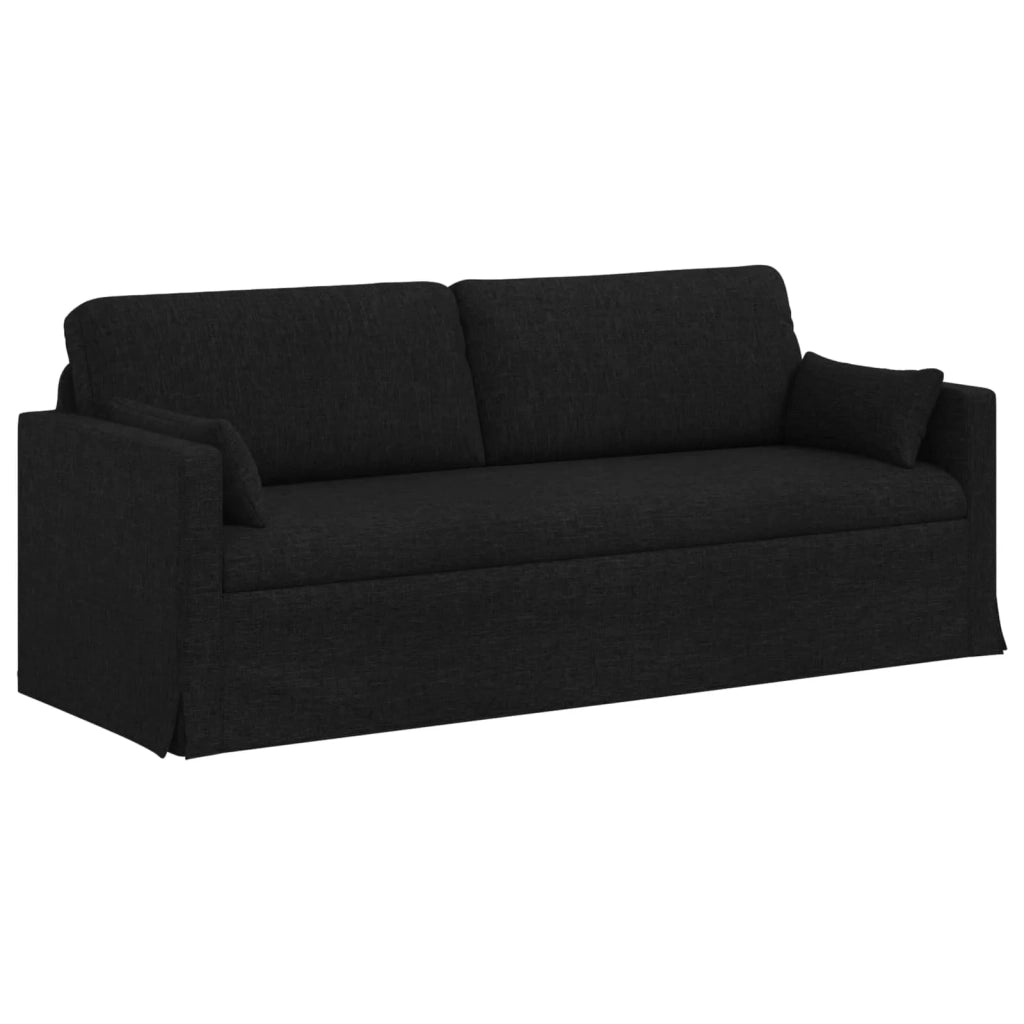 Divano Nero 198 x 78 x 80 cm Tessuto 42024371