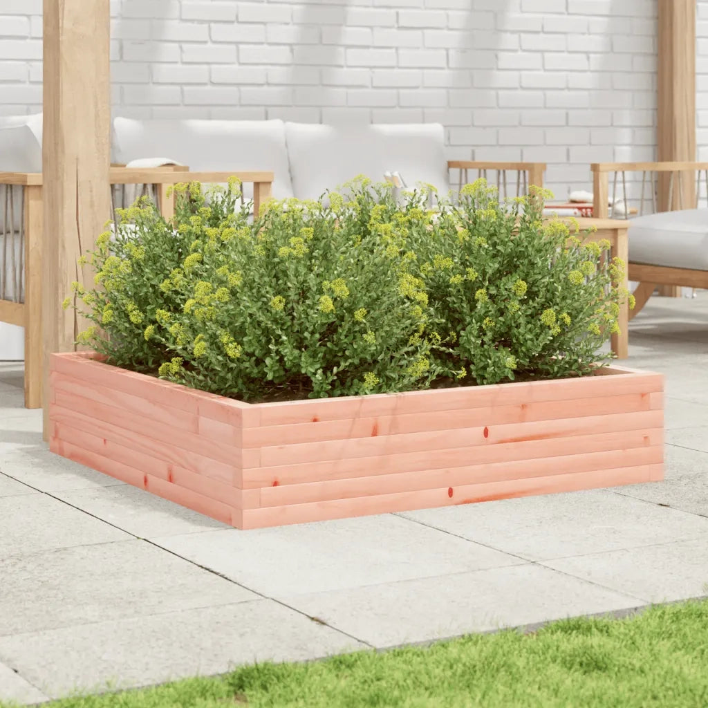 vidaXL Fioriera da Giardino 100x100x23 cm Legno Massello di Douglas