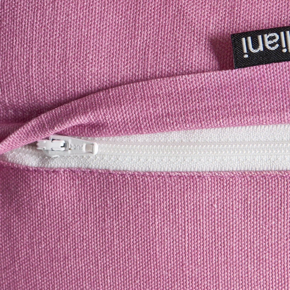 Set di 2 cuscini decorativi in tessuto di cotone bianco e rosa con motivo floreale, 30 x 50 cm