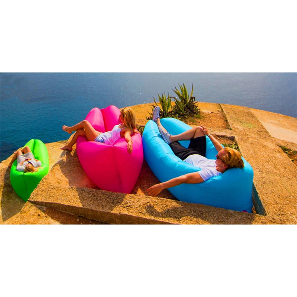 Trade Shop - Sofa Sacco Gonfiabile Materassino Spiaggia Aria Relax Piscina Divano Amaca Pouf -