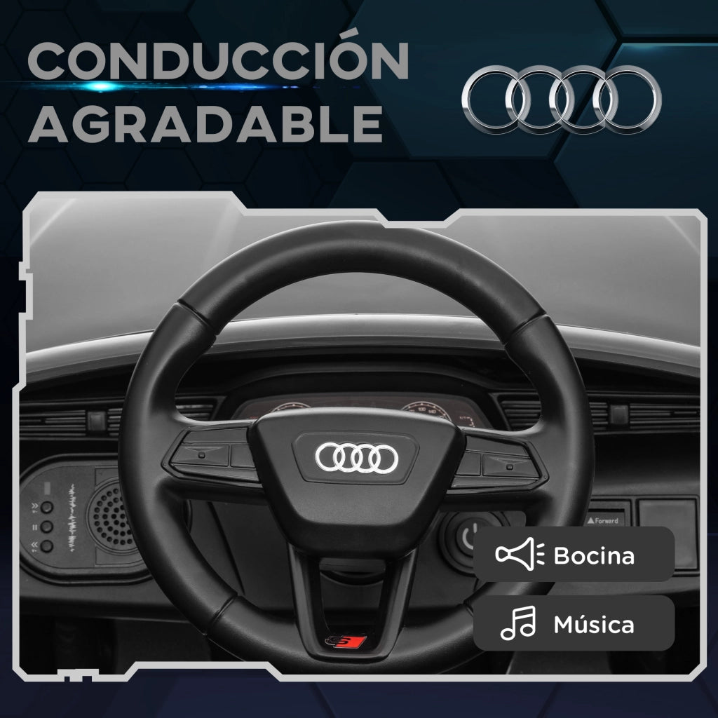 Auto Elettrica per Bambini Audi Q8 ¨C Xylo ¨C 12V con Telecomando, Fari, Clacson e Musica, Grigio