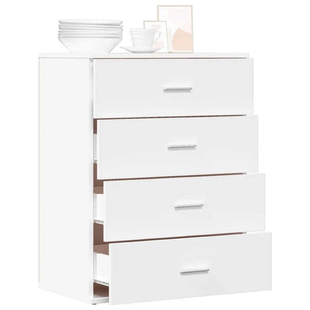 Credenza Bianca 60x39x80 cm in Legno Multistrato 840527