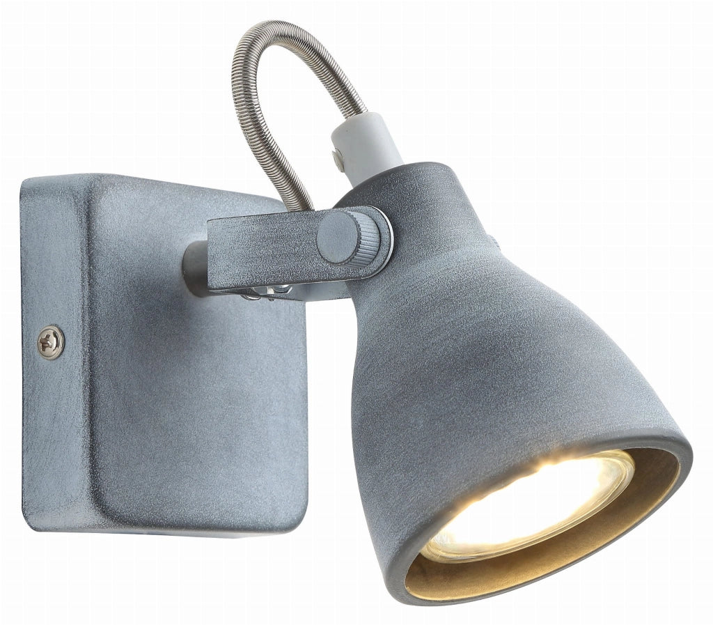 Applique Candellux ASH 91-64394 grigia GU10 1 luce orientabile