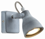 Applique Candellux ASH 91-64394 grigia GU10 1 luce orientabile