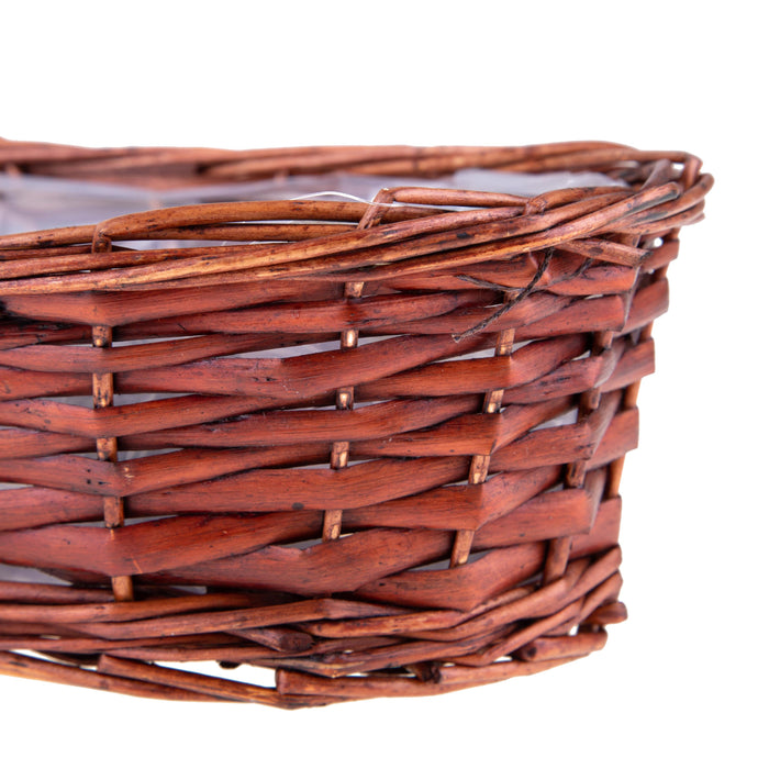 Set 6 Cesti Contenitori in Vimini 30 cm