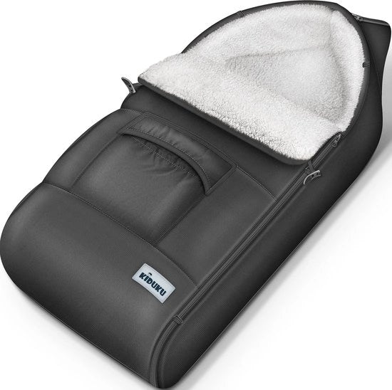 Zak per protezione delle gambe per passeggino e buggy - Sacchetto per gambe lavabile con chiusura a strisce