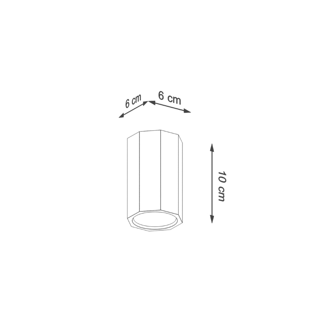 Spot soffitto RUVANO 10 rovere scuro GU10 Pure Lume