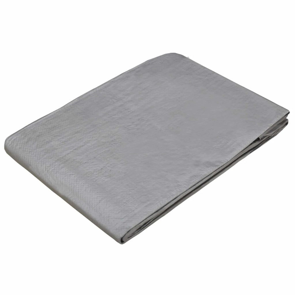 Telo con Occhielli Grigio Chiaro 6 x 8 m 90 gsm PE 42039297