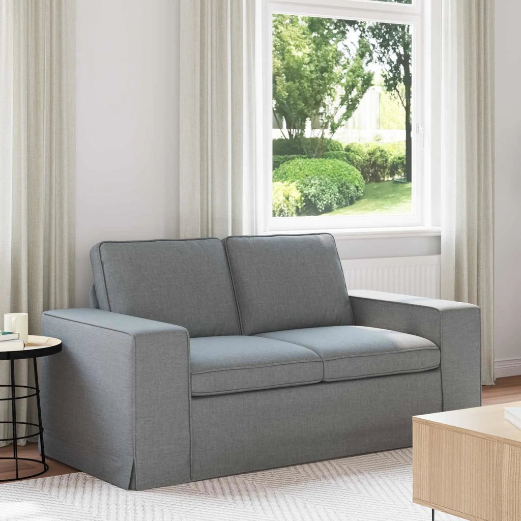 Divano Grigio chiaro 162 x 80 x 82 cm Tessuto