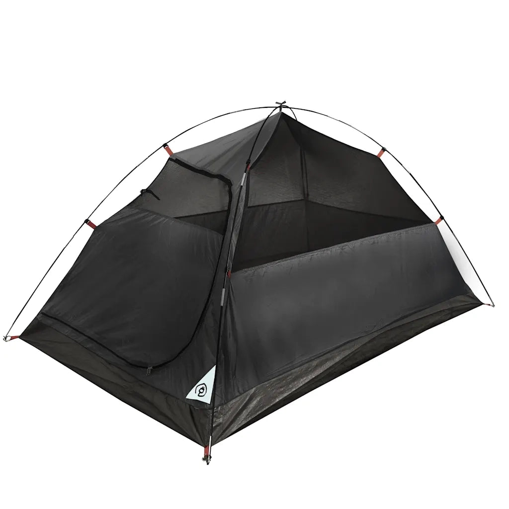 Tenda Campeggio a Cupola 4 Persone Bianca Tessuto Impermeabile 94338