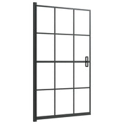 Pannello per Box Doccia in ESG 80x140 cm Nero CFW4945716