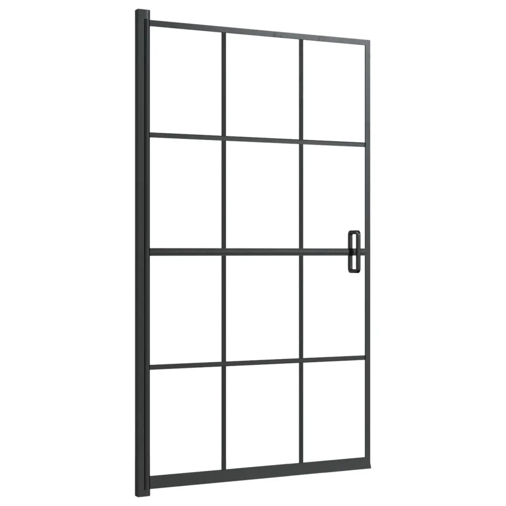 Pannello per Box Doccia in ESG 80x140 cm Nero CFW4945716