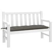 Cuscino Panca Giardino Grigio Scuro MÃ©lange 120x50x7 cm Tessuto