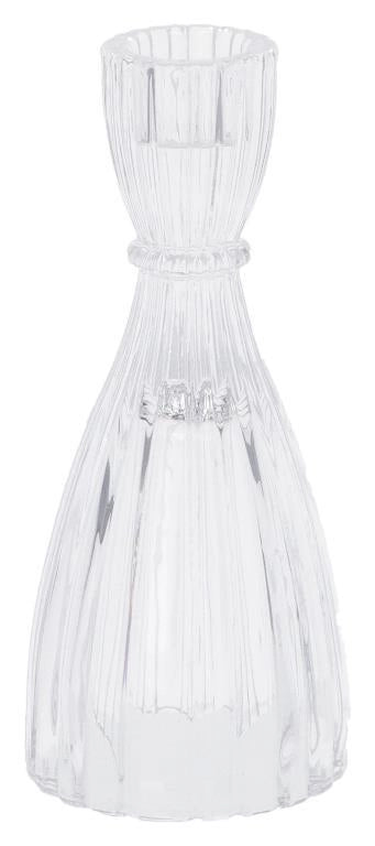 Candeliere Portacandela in Vetro Mell 1 Fiamma 6,5 cm h. 15 cm