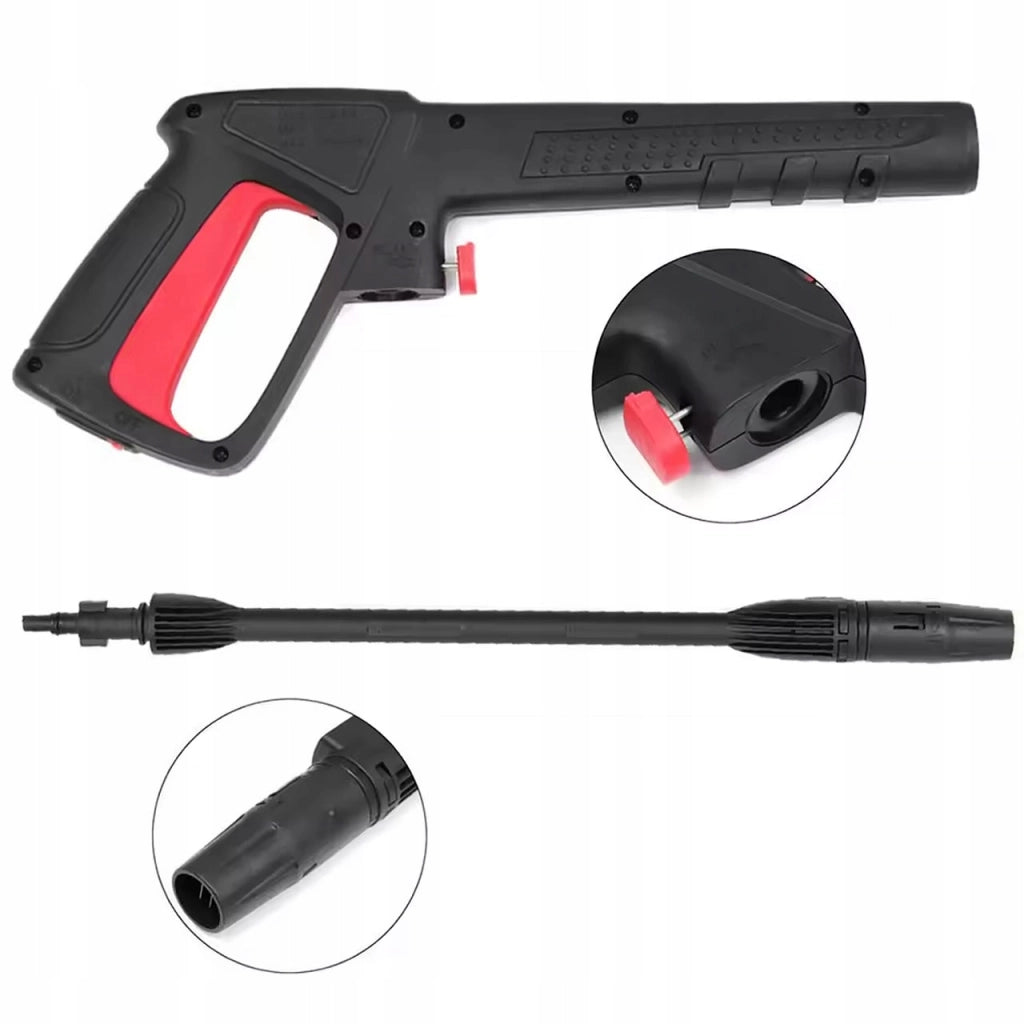 Pistola a Spruzzo VARIO 8M – Compatibile con Idropulitrici Bosch, AR, Black&Decker, Michelin | Tubo 8m