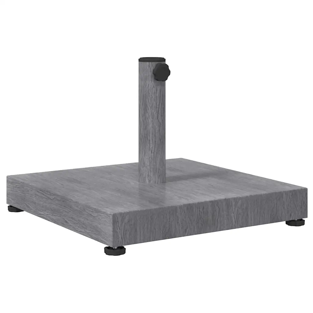 vidaXL Base per Ombrello da Esterno Aspetto legno grigio scuro