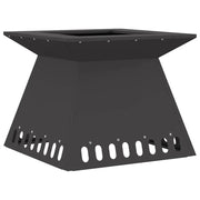 Focolare Nero 48 x 48 x 40 cm Acciaio CFW2204455