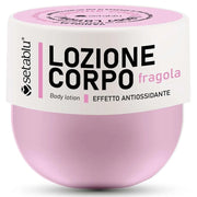 Trade Shop - Lozione Corpo Fragola Effetto Antiossidante 280ml Fragranza Dolce Fruttata Vivace 034385 -