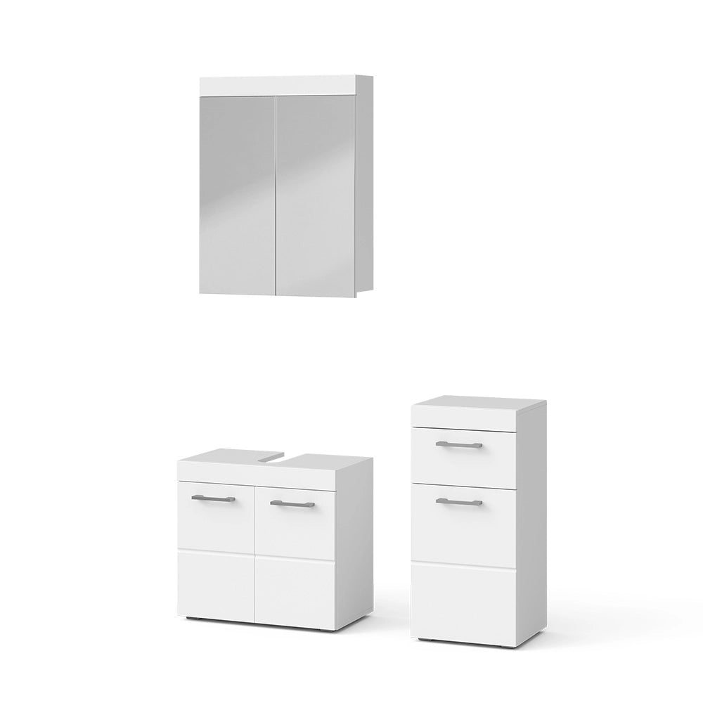 Vicco Set mobili bagno Bianco 3 parti