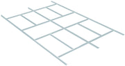 Confine KIT DI FONDAZIONE PER CASETTA DA GIARDINO cm. 341x322x211 h (cod. 56401)