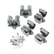 Set di 5 porta scope in acciaio da parete per attrezzi da giardinaggio e pulizia ordine 16_0002483