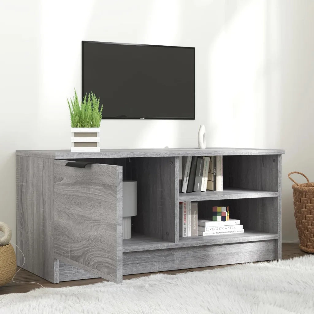 Mobile TV Grigio Sonoma 80x35x36,5 cm in Legno Multistrato 817119