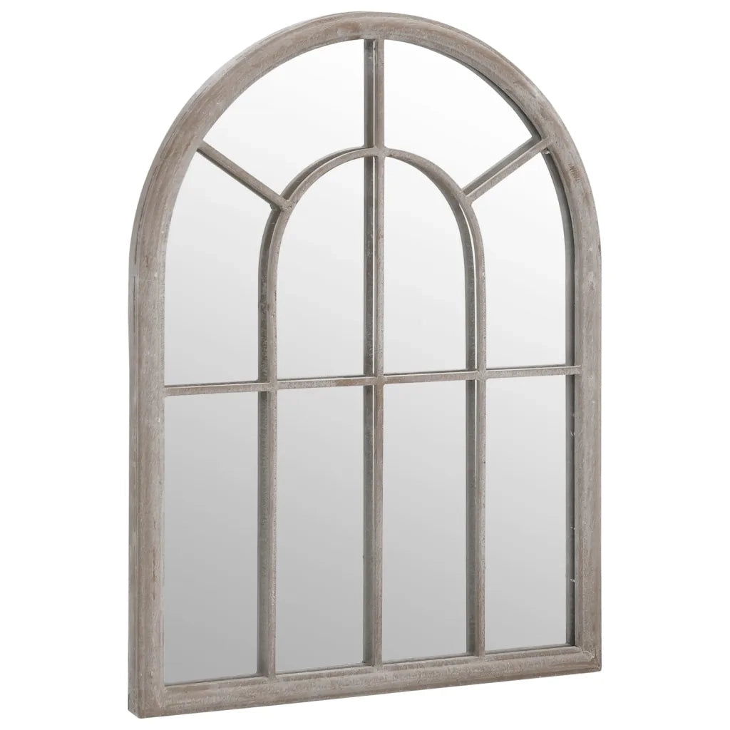 Specchio da Giardino-Specchio Decorativo-Specchio Esterno Sabbia 60x45 cm in Ferro per Uso Esterno