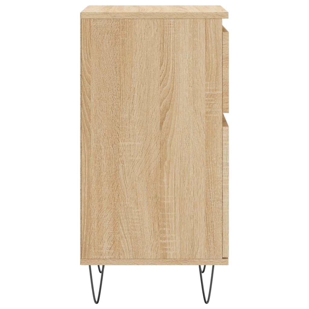 Buffet credenza cassettiera armadio mobile contenitore organizer cucina soggiorno rovere Sonoma 40 x 35 x 70 cm legno ingegnerizzato marrone 02_0031559