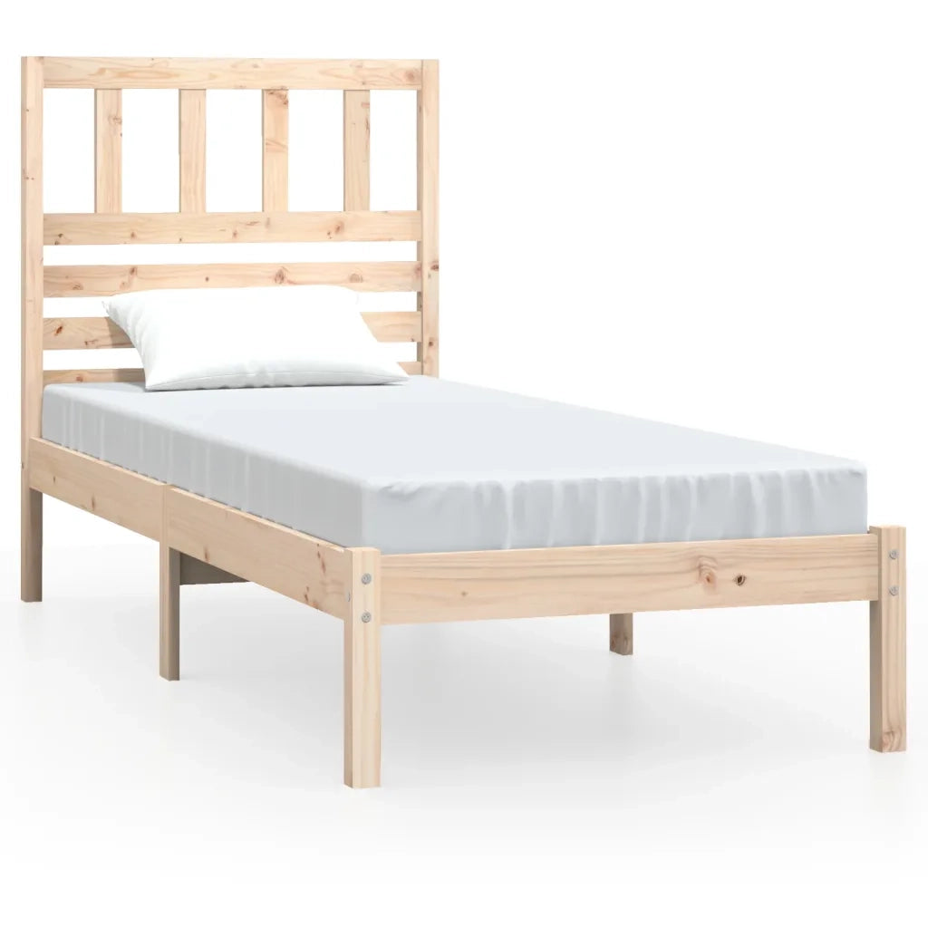 Giroletto-Struttura Letto in Legno Massello di Pino 90x200 cm 788195